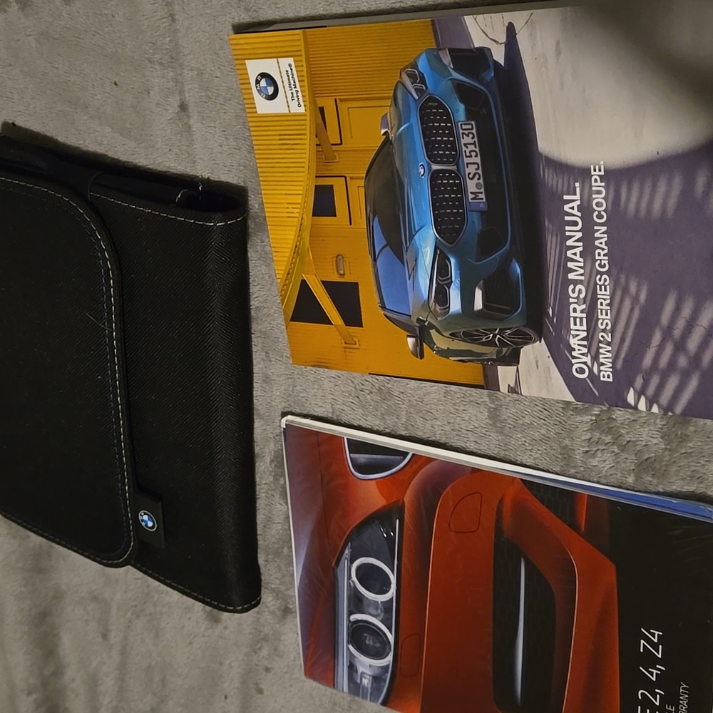 Owners manual For A 2022 BMW 2 Series- All In The case That Comes W/The Car 🚗🚨